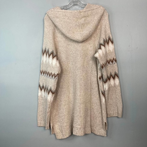 EVRI Pull Over V-Neck Hoodie Tunic Metallic Thread Lightweight Sweater Plus 0X - Picture 13 of 13